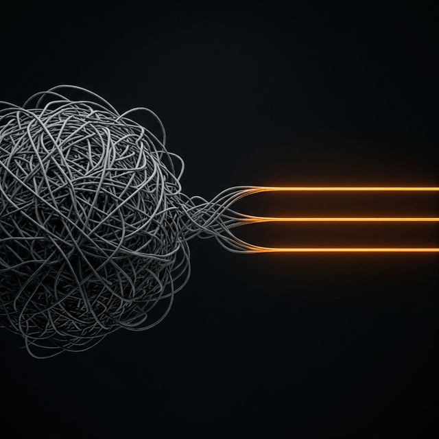 A group notification branching into personal messages