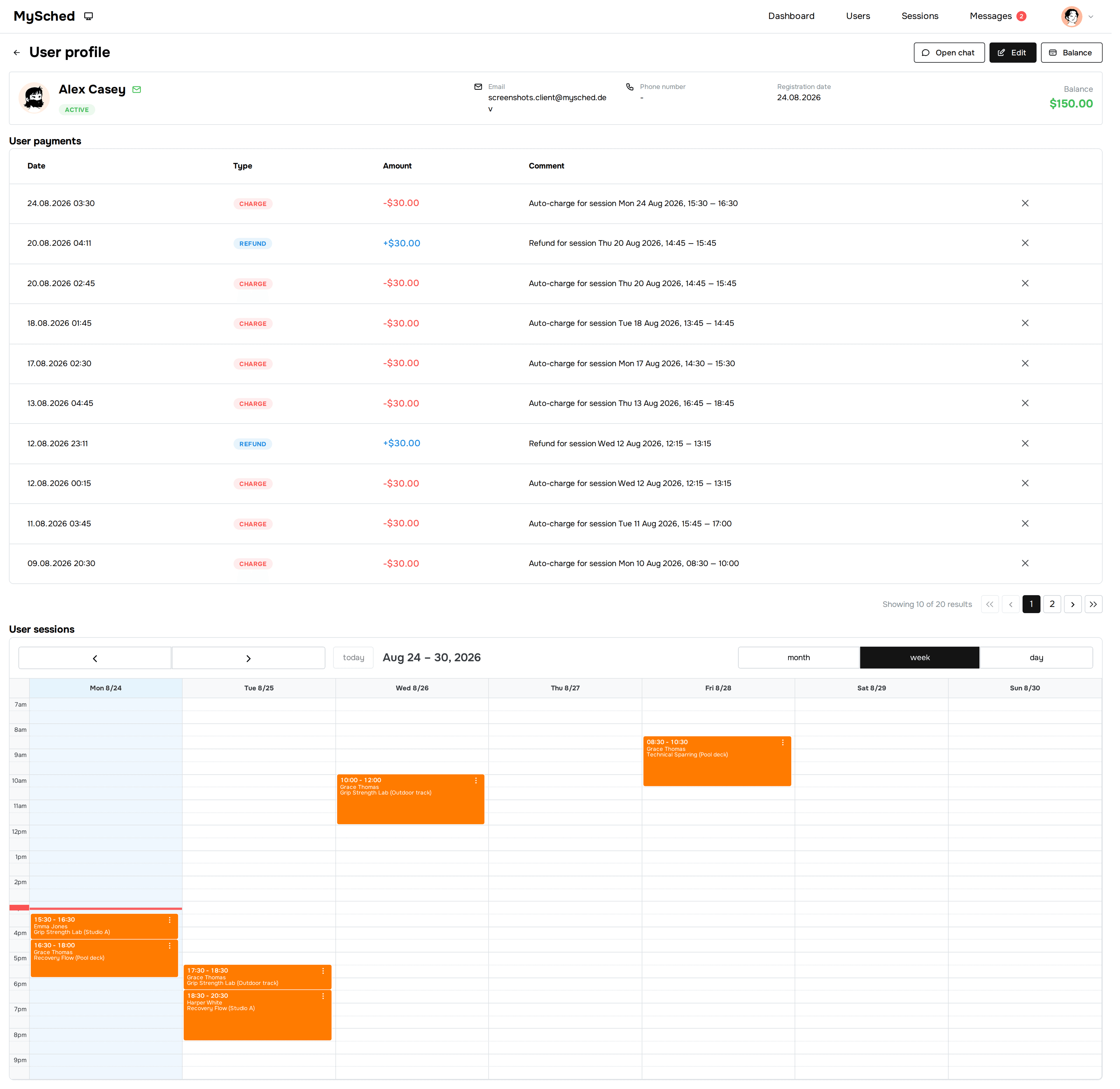Revenue analytics